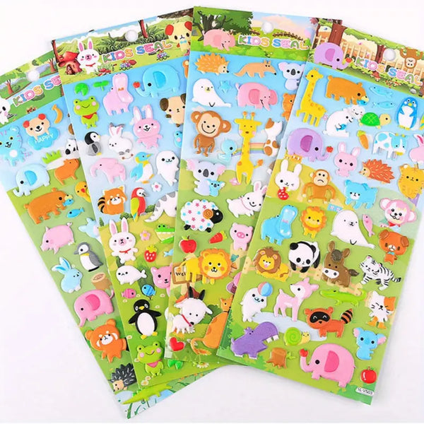 Jungle Theme 3D Stickers