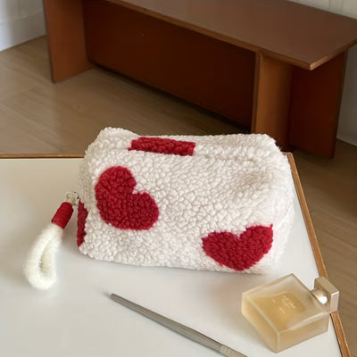 Plush Hearts- Multipurpose Storage Bag