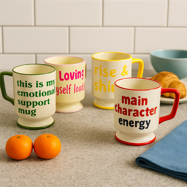 Ceramic Mug with Inspirational Quote (350ml)