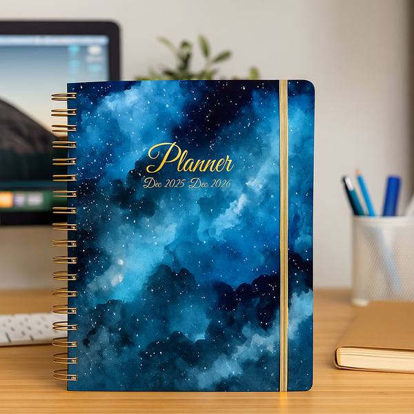 2026 Galaxy Hardcover Weekly & Monthly Planner