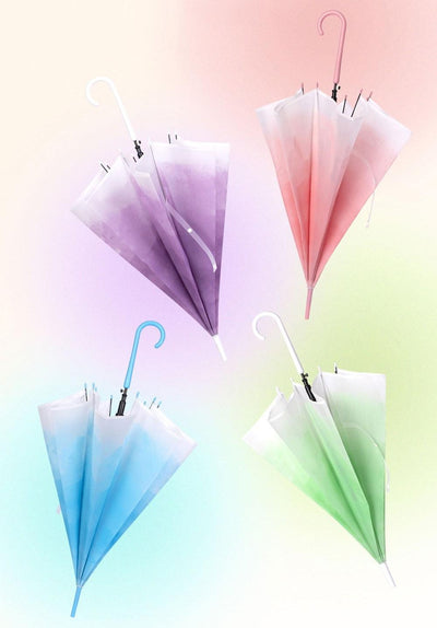Gradient Transparent Umbrella
