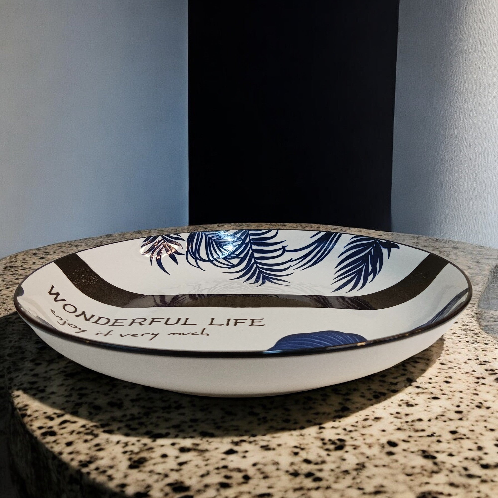 Botanical Ceramic Deep Plate (10 Inch) – Izhar