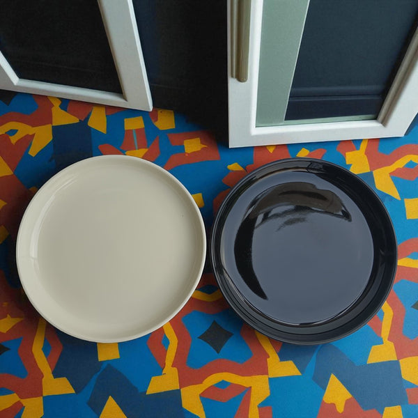 Solid Ceramic Deep Plate (8inch)