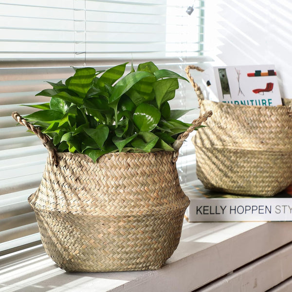 Plain Handwoven Seagrass Basket (XL)