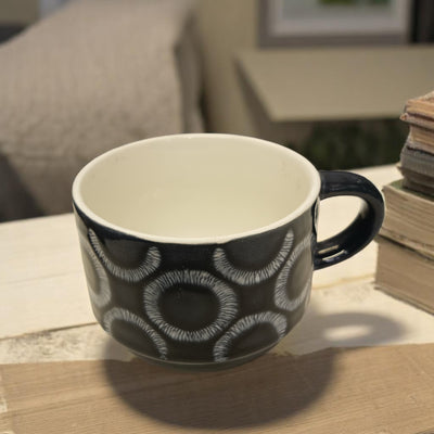 Rustic Glossy Ceramic Tea Mug - 300ml