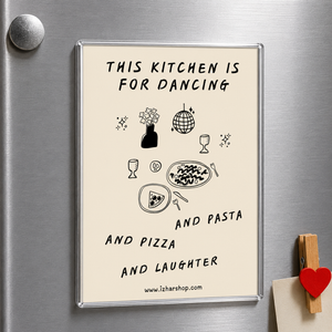 Acrylic Magnet- Dancing Kitchen