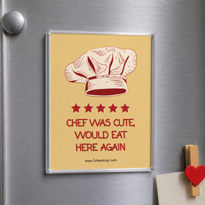 Acrylic Magnet- Cute Chef
