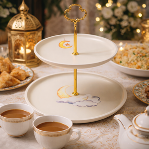 Ash White Eid Platters - Festive Series 2026