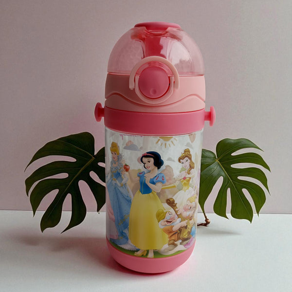 Snowhite Kids Plastic Water Bottle with Pop-Up Lid (450ml)