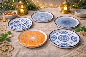 Patterned Ramadan Dates Serving Plate (5inch)