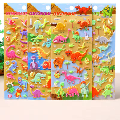 Dinosaur Theme 3D Stickers