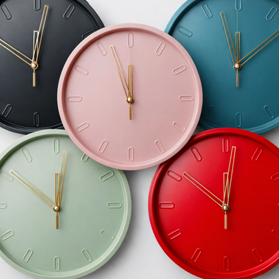 Minimalist Matte Wall Clock