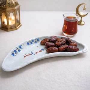 Floral Date Serving Platter