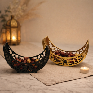 Metal Dates Serving Tray