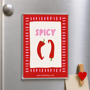 Acrylic Magnet- Spicy