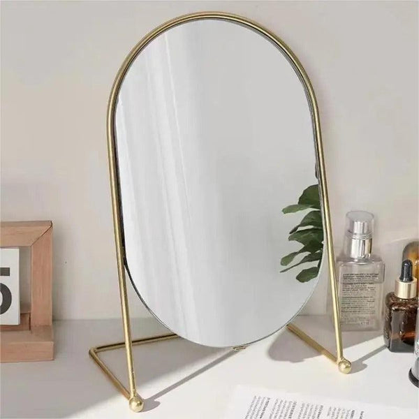 Golden Makeup Vanity Mirror