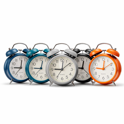 Classic Matte Twin-Ear Alarm Clock