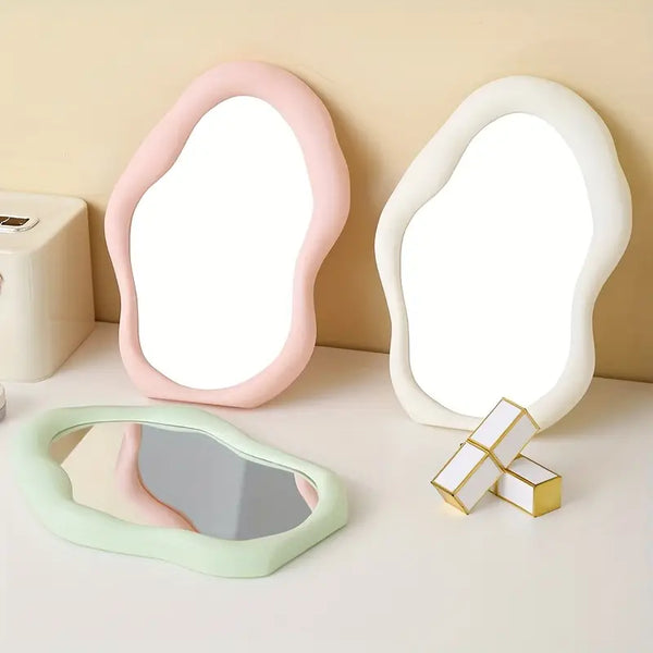 Pastel Wavy Frame Mirror