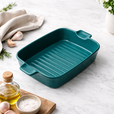 Deep Teal Oven Dish