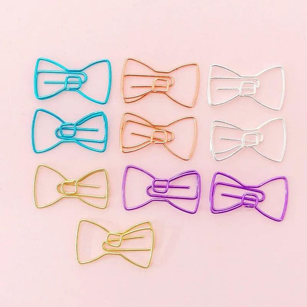 Bow Metallic Bookmark (Set of 10)