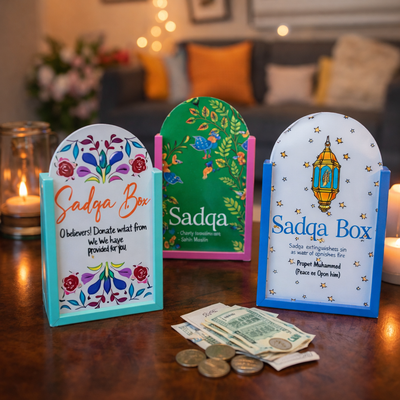Ramadan Special Crescent Theme Sadqa Box