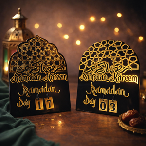 Ramadan Kareem Acrylic Countdown Stand
