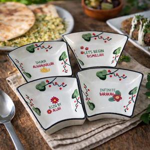 Ramadan Special Islamic-Theme Dates Dry Serving Dish