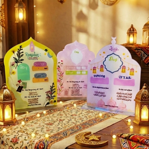 Acrylic Ramadan Iftar Time Sign