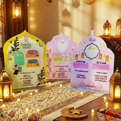 Acrylic Ramadan Iftar Time Sign