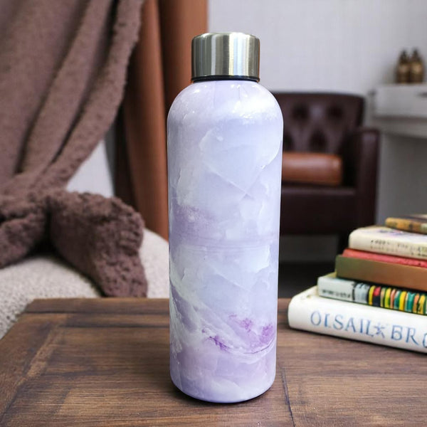 Purple Marble Water Bottle (500ml)