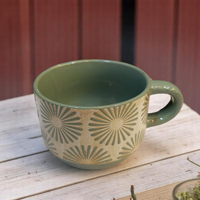 Stylish Speckled Clay Mug - 300ml