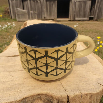 Unique Glossy Stoneware Mug - 300ml