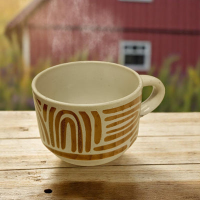 Artisan Glazed Stoneware Drinking Mug - 300ml