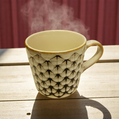 Boho Speckled Stoneware Coffee Mug - 300ml