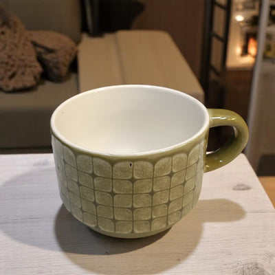 Artisan Glazed Porcelain Coffee Mug - 300ml