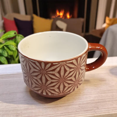 Minimalist Glazed Stoneware Cup - 300ml