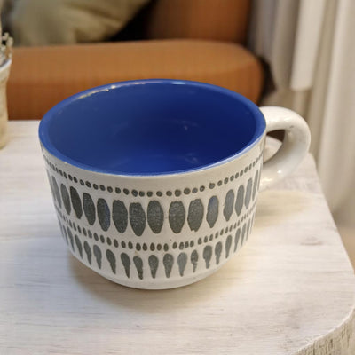 Crafted Speckled Stoneware Drinking Mug - 300ml