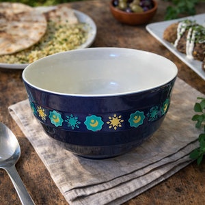 Ramadan Crescent & Star Ceramic Bowl