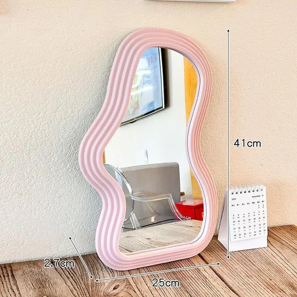 Pannel Wave Wall Mirror