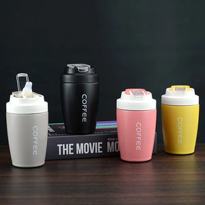 450ml compact stainless steel coffee tumbler