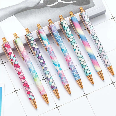 Mermaid Metal Ball Pen with Black Refill Ink