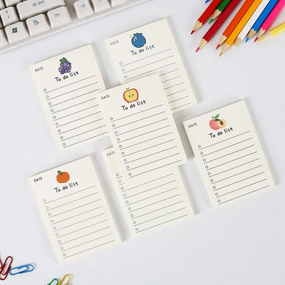 Fruit Illustration To-Do List Sticky Notes