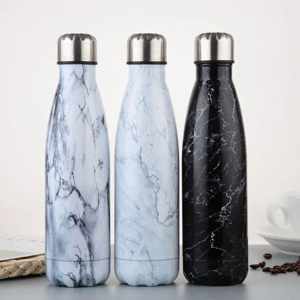 Marble Theme Water Bottle (500ml)