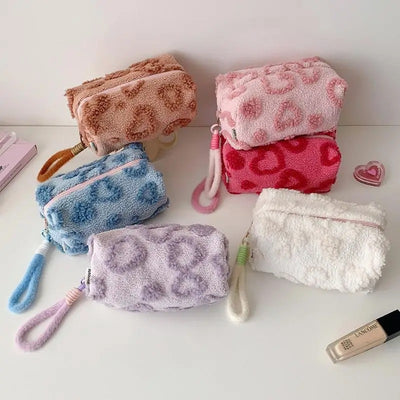 Plush Hearts- Multipurpose Storage Bag