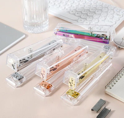 Chic Acrylic Stapler with  Metal Core