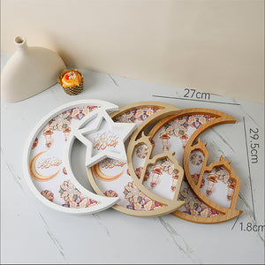 Printed Wooden Arc Serving Platter