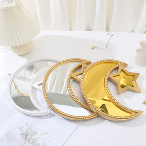 Luxury Foil Wooden Moon Star Serving Platter