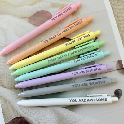 Rainbow Colors Motivational Gel Pen