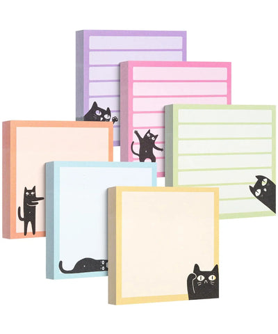 Cat Illustration Sticky Notes
