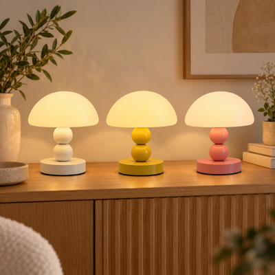 Mushroom Dome LED Table Lamp (USB Powered)